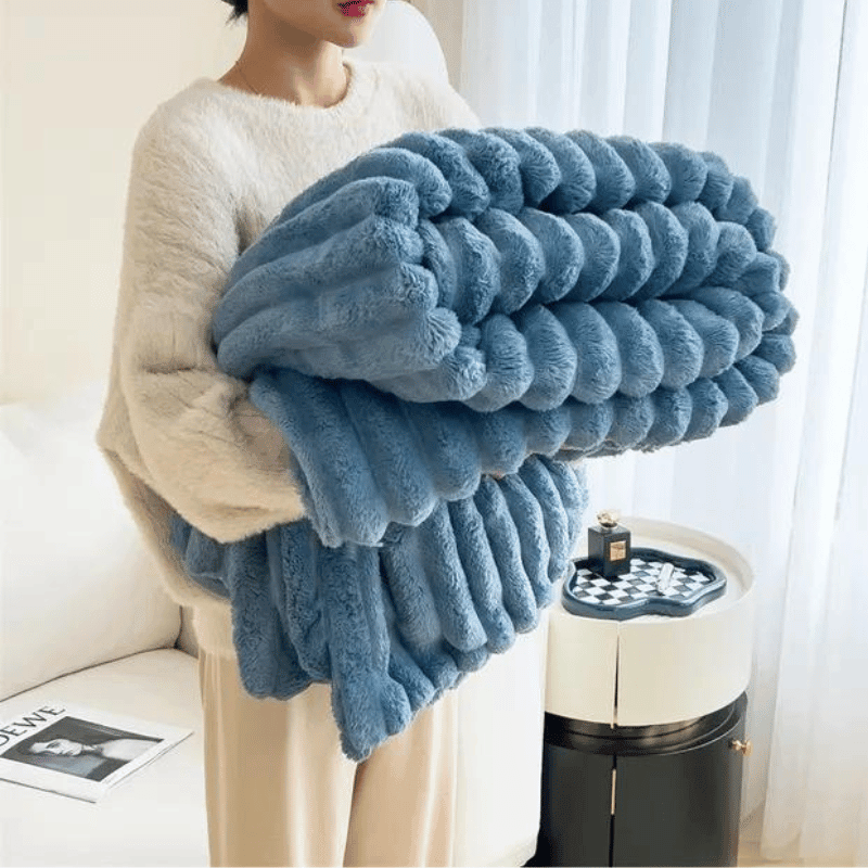 Nola – Dicke Flanell-Decke im skandinavischen Stil