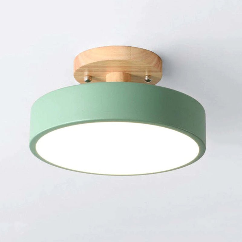 HolzGlanz – Moderne Deckenlampe aus Holz