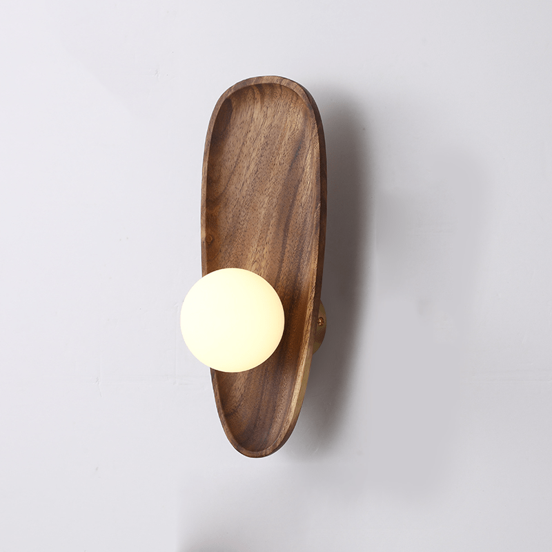 Alani – Wandlampe aus natürlichem Holz