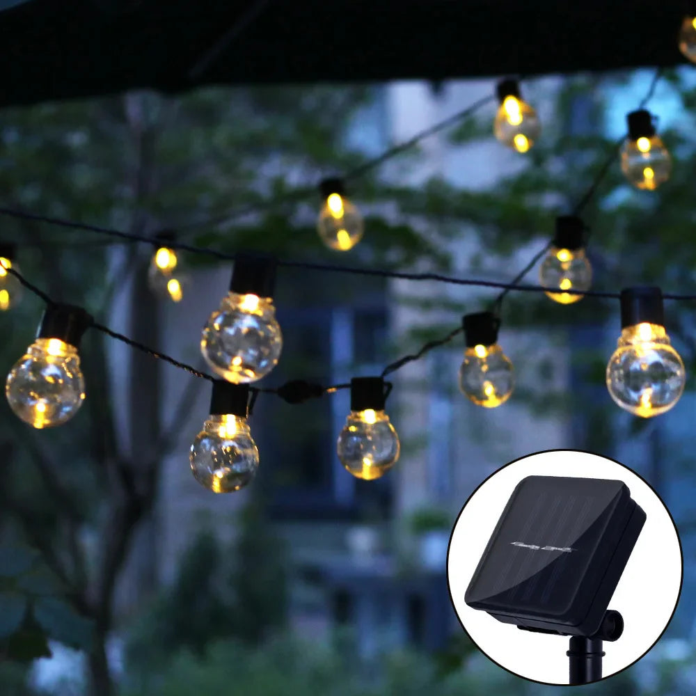 Solar-Kugel-Lichterkette für den Außenbereich