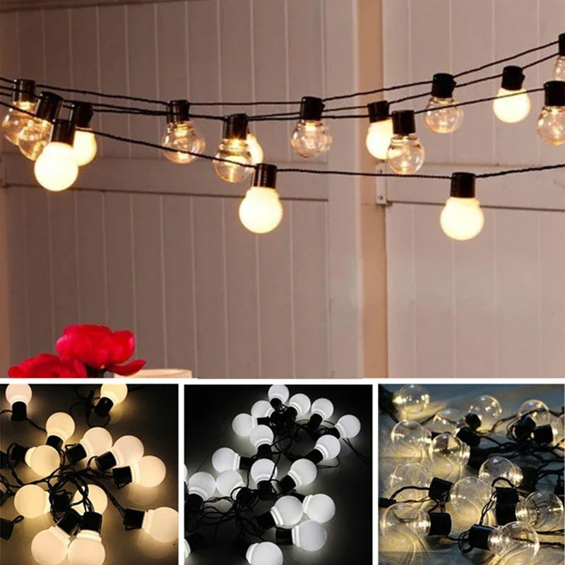 Solar-Kugel-Lichterkette für den Außenbereich