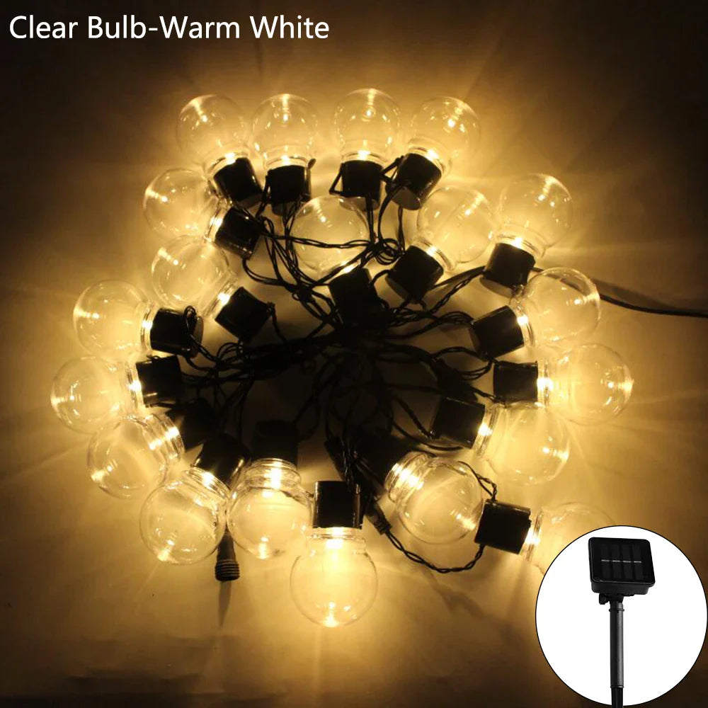 Solar-Kugel-Lichterkette für den Außenbereich