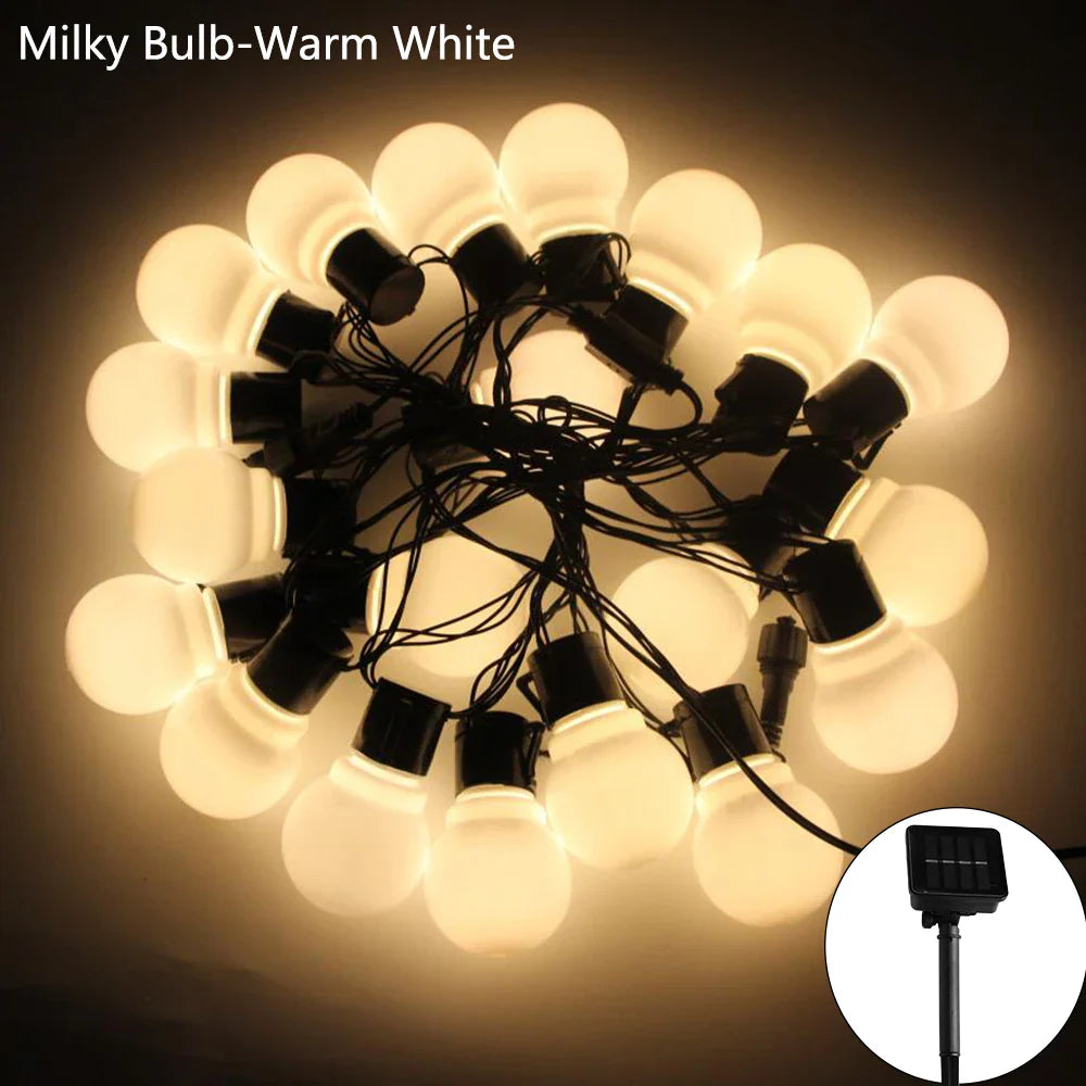 Solar-Kugel-Lichterkette für den Außenbereich