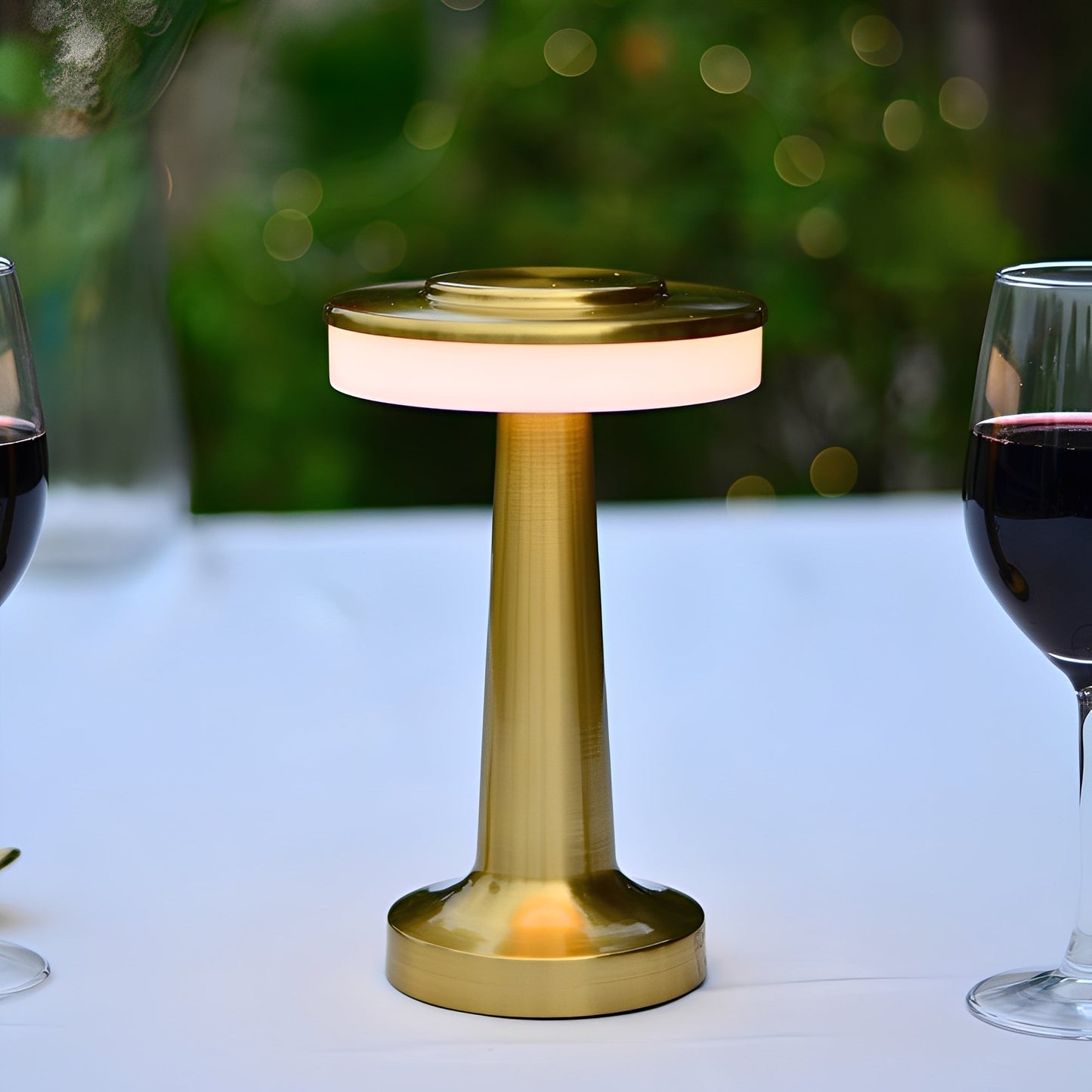 Zamira – Wiederaufladbare Hantel-Tischlampe
