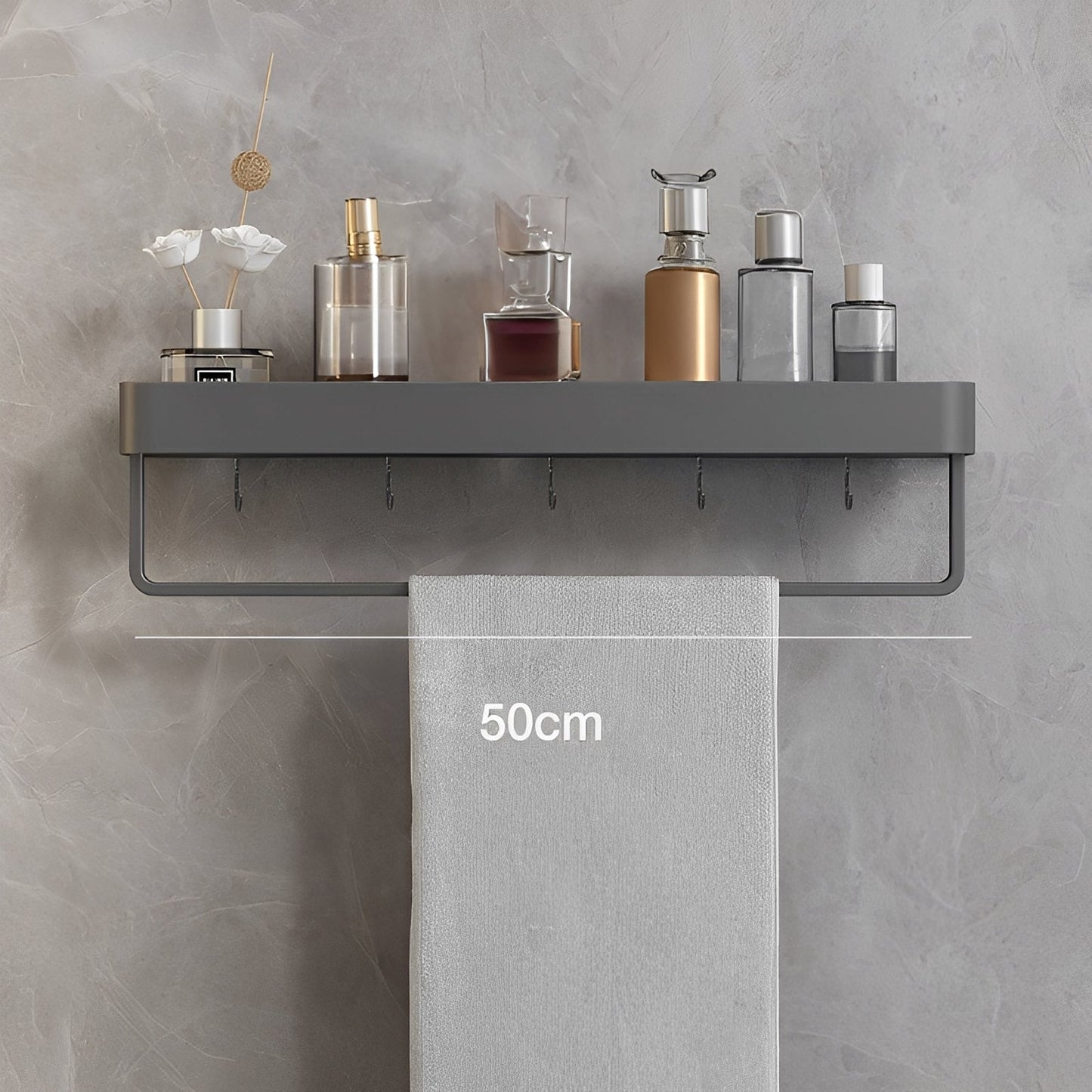 AeroShelf – Wandregal für das Bad ohne Bohren