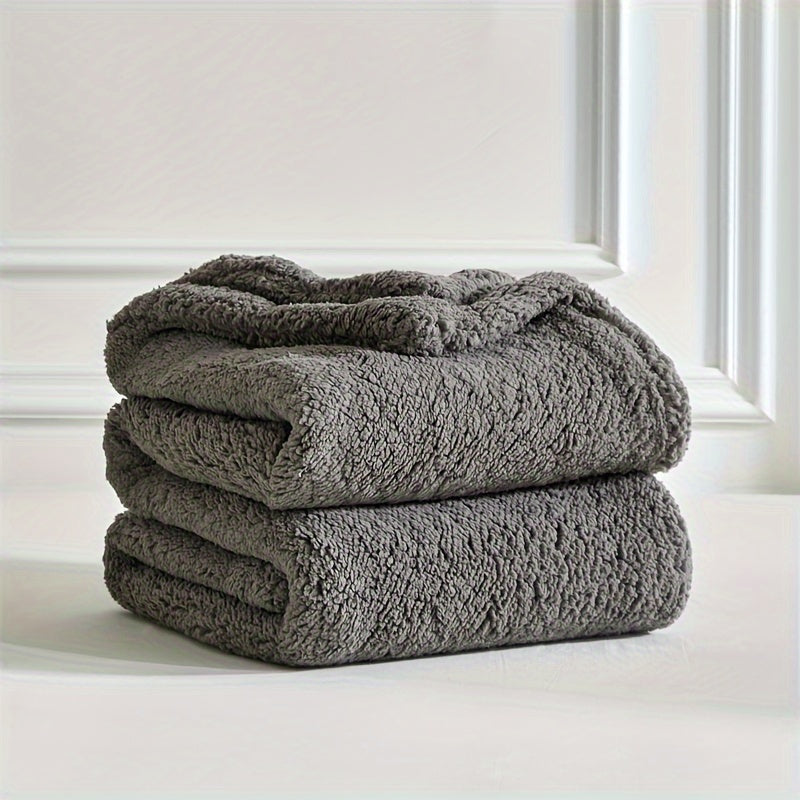 KuschelWolke – Flauschige Sherpa-Decke für Sofa & Bett, wendbar & waschbar