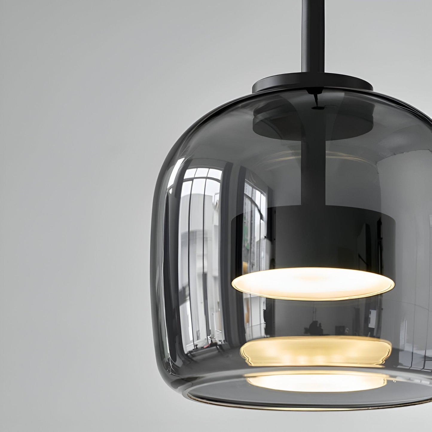 Solenn – Retro-Modernes Glas LED Pendelleuchte