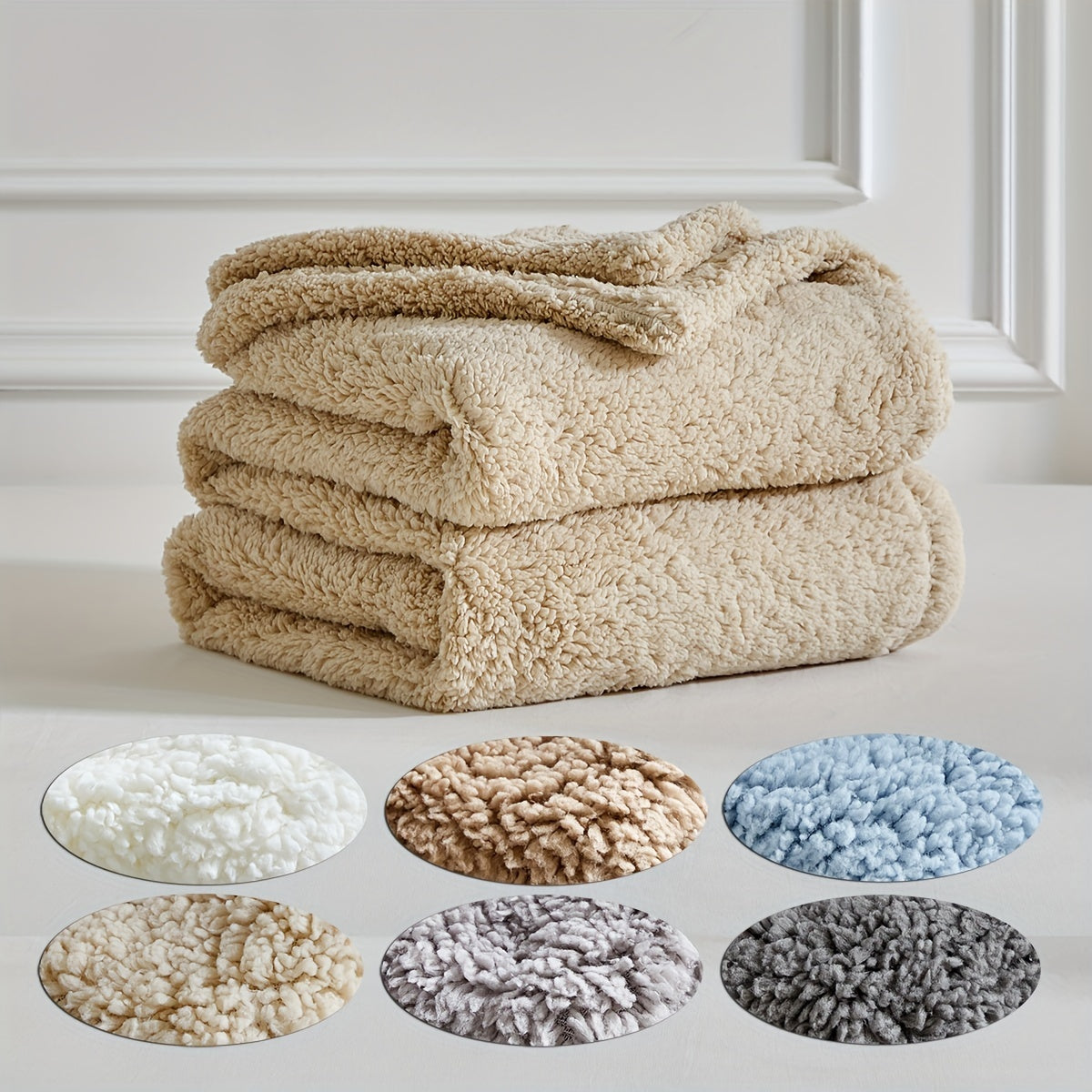KuschelWolke – Flauschige Sherpa-Decke für Sofa & Bett, wendbar & waschbar
