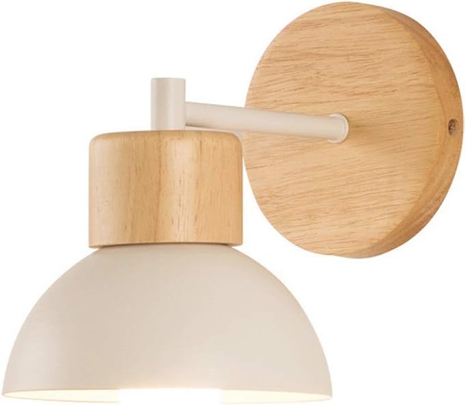 Vogel – Einfache halbkreisförmige Holz-Wandleuchte