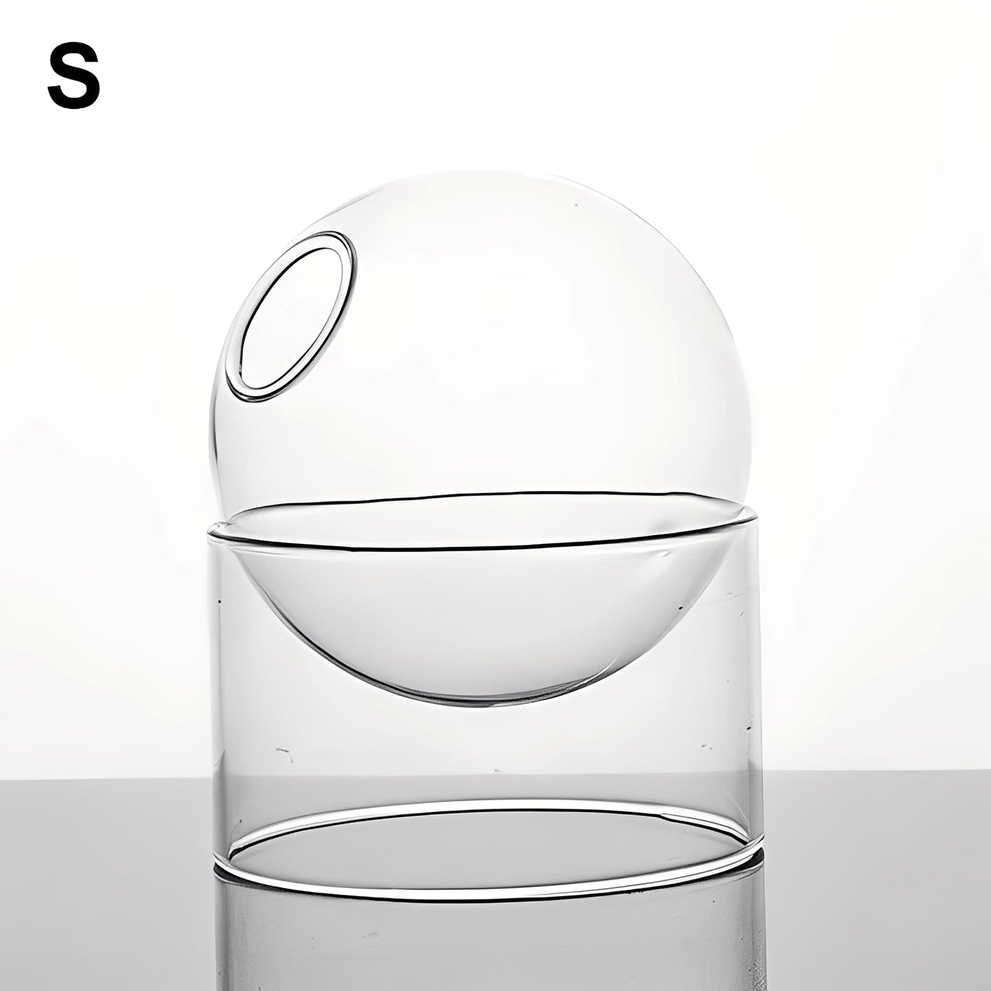 Amira – Farbige Glas Kugelvase Deko