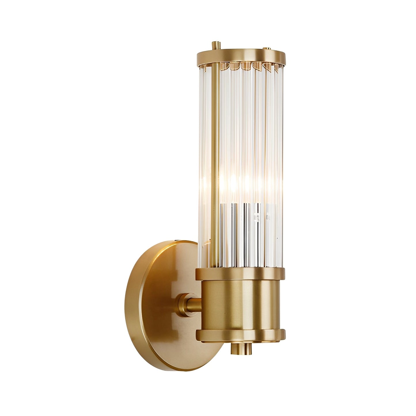 Valeria – Zeitgemäße Wandlampe mit Kristallzylinder
