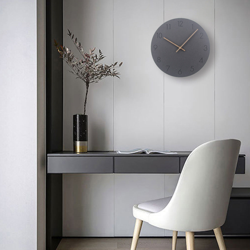 Riley – Lautlose Skandinavische Wanduhr