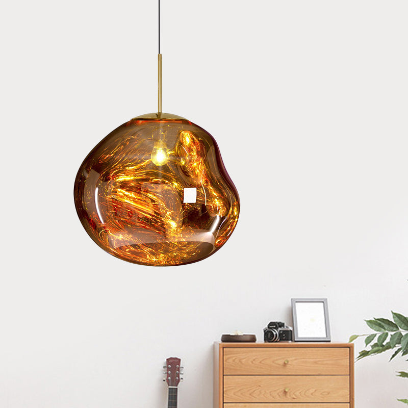 Edna – Hängelampe mit Unregelmäßigem Glaslook
