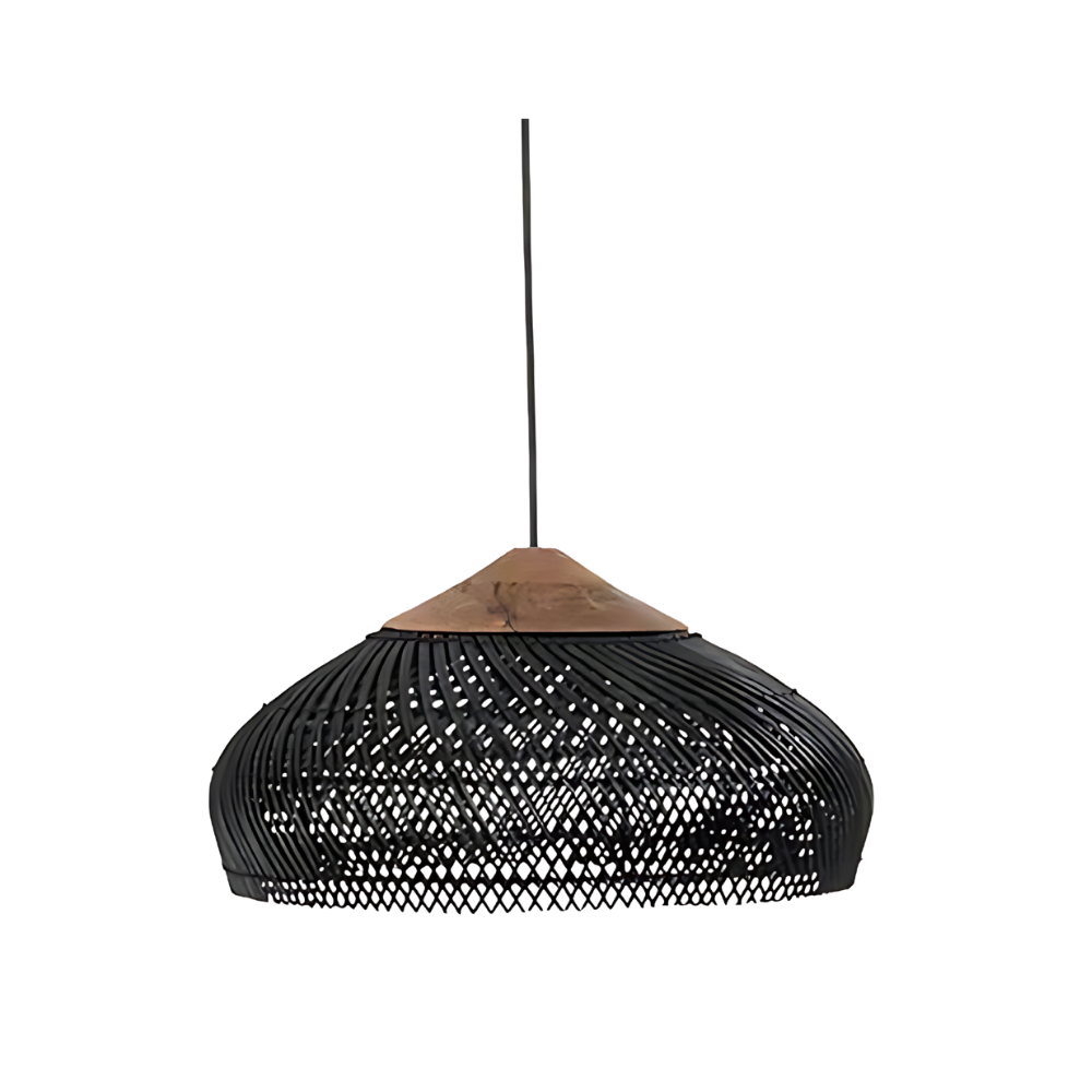 Ella – Asiatische Rattan-Deckenlampe