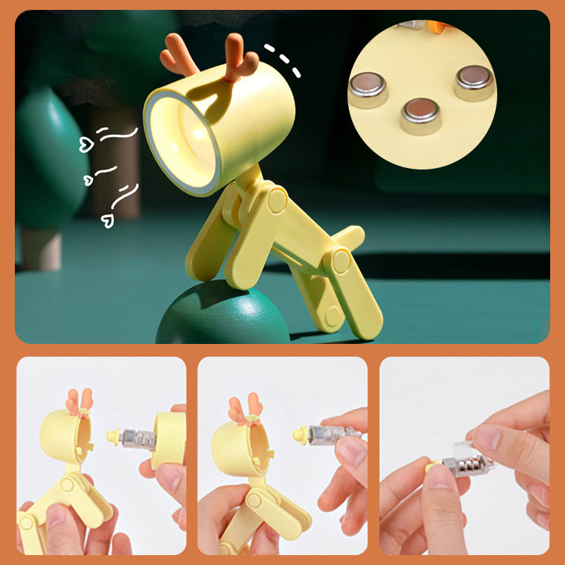 CartoonGlow – Mini-Tier-Nachtlicht mit Handyhalter