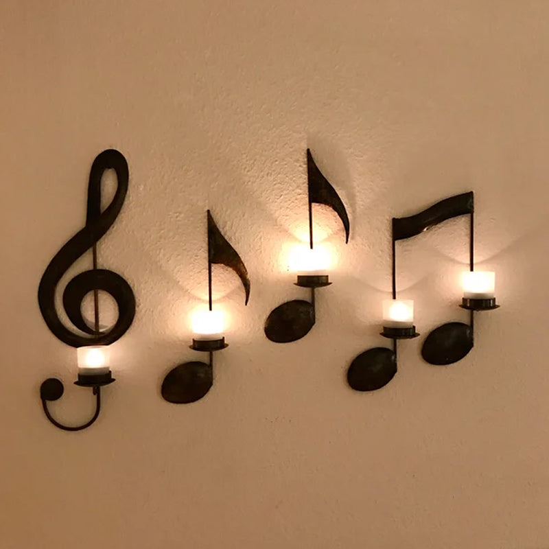 MelodyGlow – Wandlampe in Musiknotenform