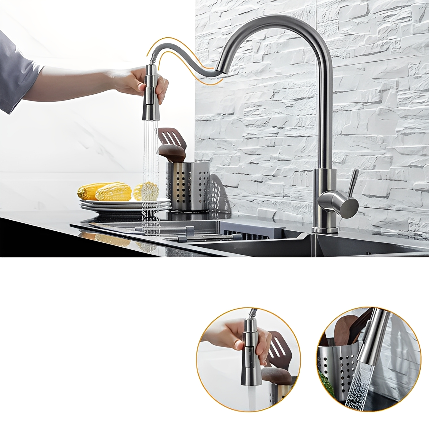 AquaTouch – Sensor-Küchenarmatur mit intuitiver Steuerung