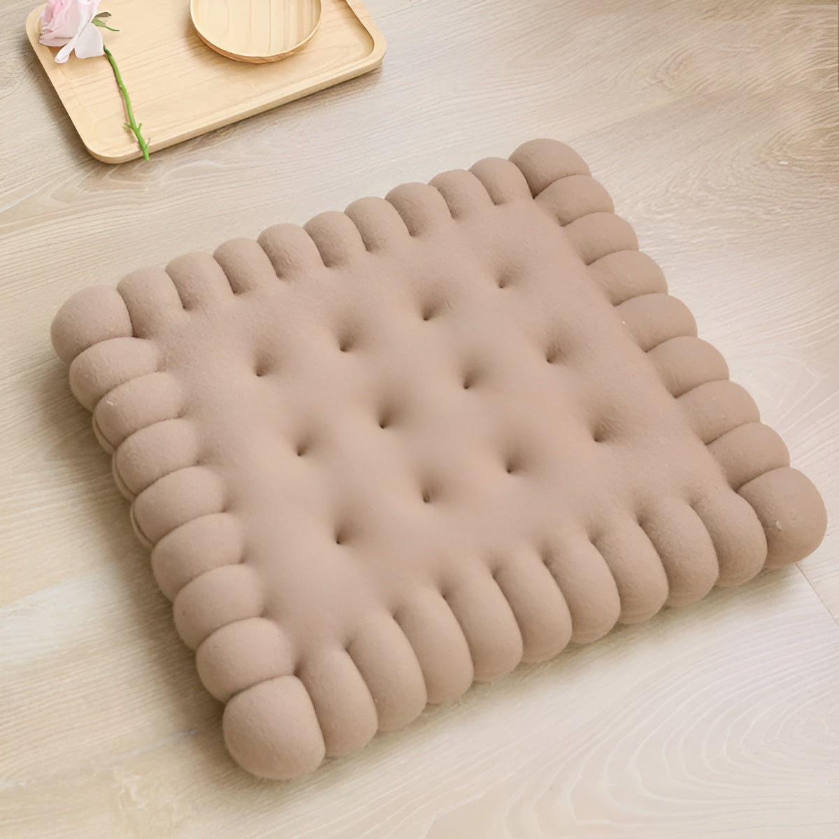 CushionCrave – Luxuriöses Keks-Kissen für dein Sofa