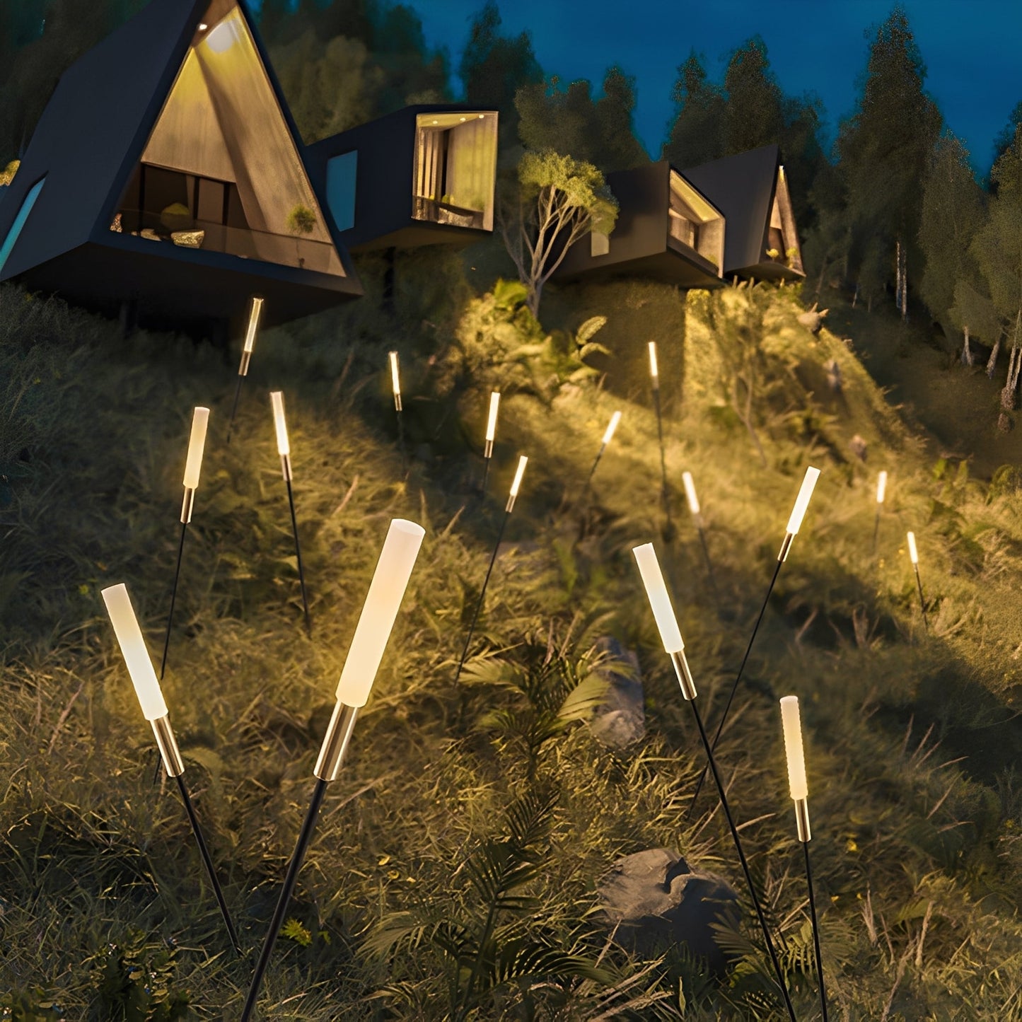 Steven – Solar Schilfrohr Gartenlicht