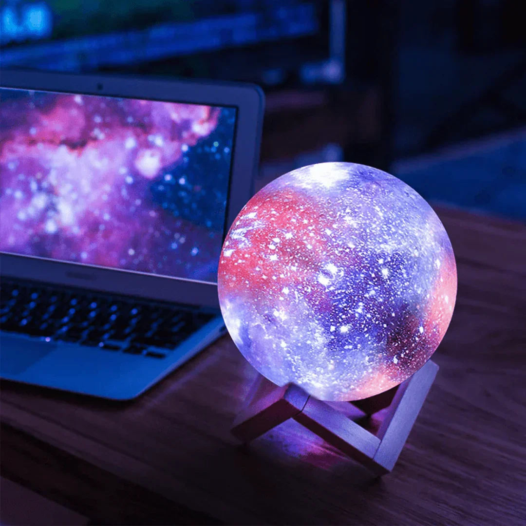 StarAura – Nachtlampe mit Sternenhimmel & Touch-Steuerung