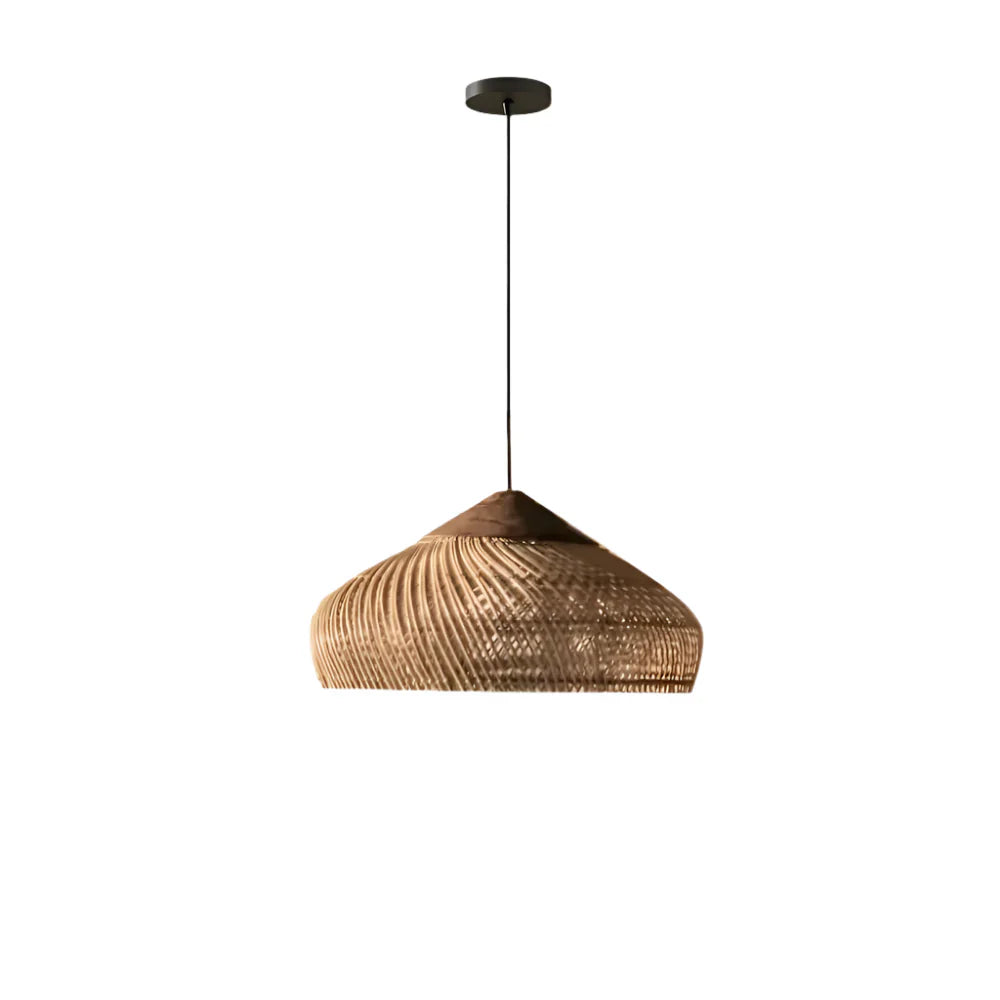 Ella – Asiatische Rattan-Deckenlampe