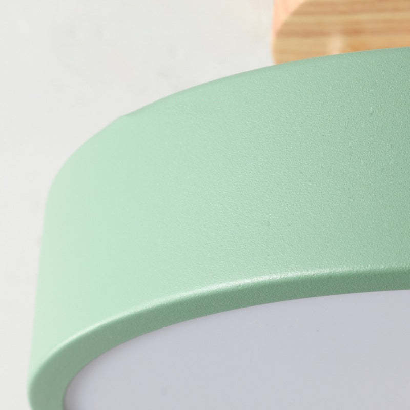 HolzGlanz – Moderne Deckenlampe aus Holz