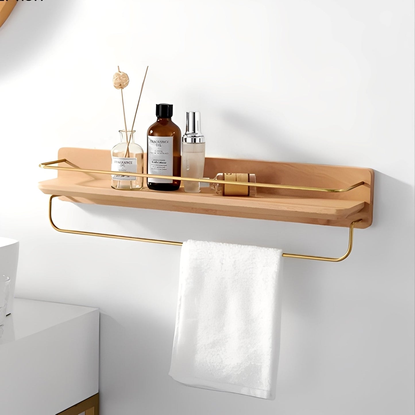 Ren – Holz-Badezimmerregal