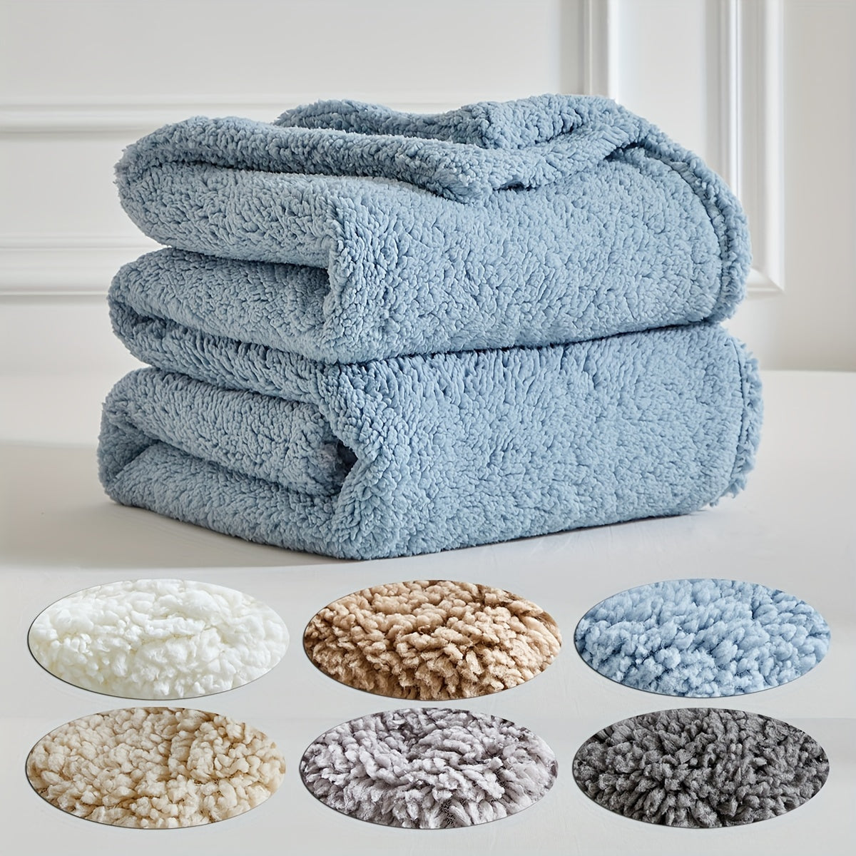 KuschelWolke – Flauschige Sherpa-Decke für Sofa & Bett, wendbar & waschbar