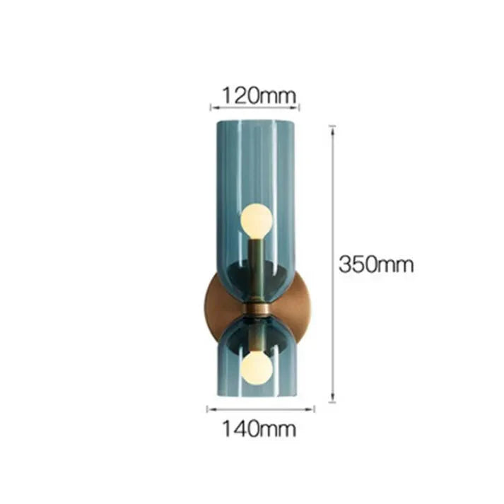 DuoGlas – Doppelköpfige LED-Wandleuchte