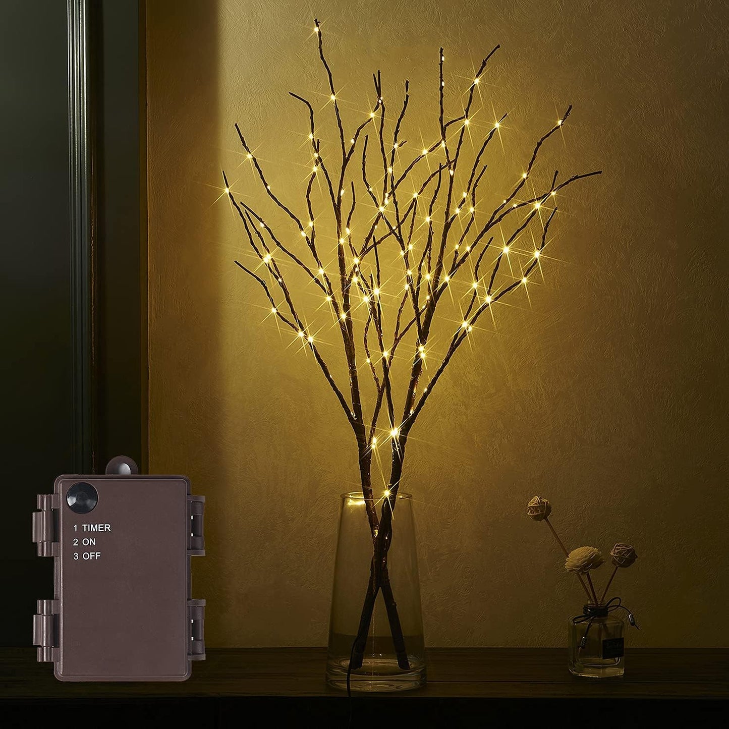 Marilyn – Lampe aus Weidenzweigen mit sanftem Naturlicht