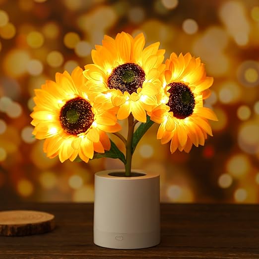 Solvyn – Schimmernde Sonnenblumenlampe