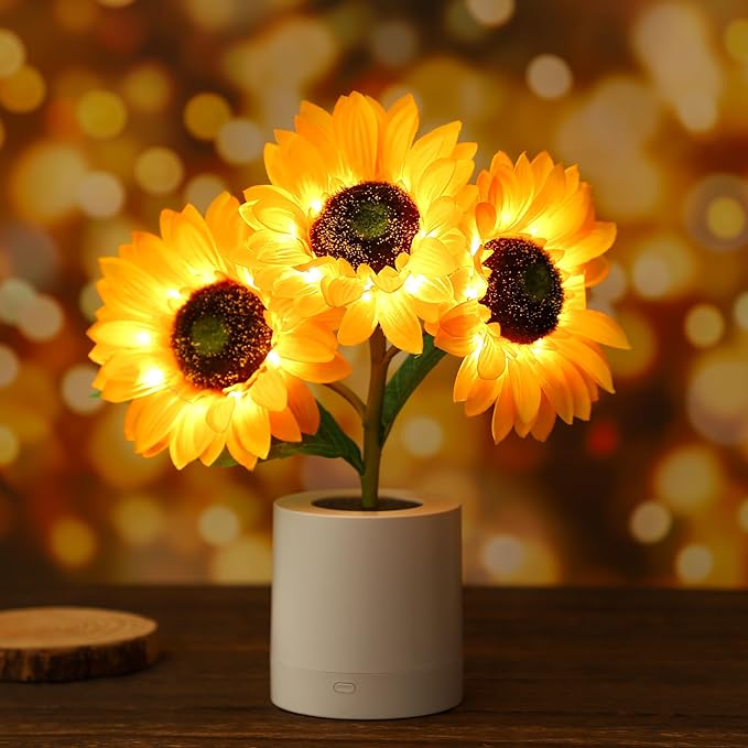 Solvyn – Schimmernde Sonnenblumenlampe