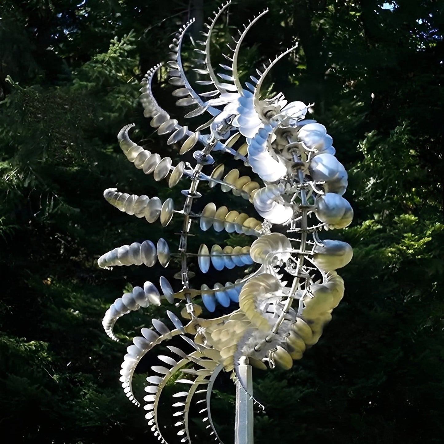 MetalWhirl – Edelstahl-Windmühle
