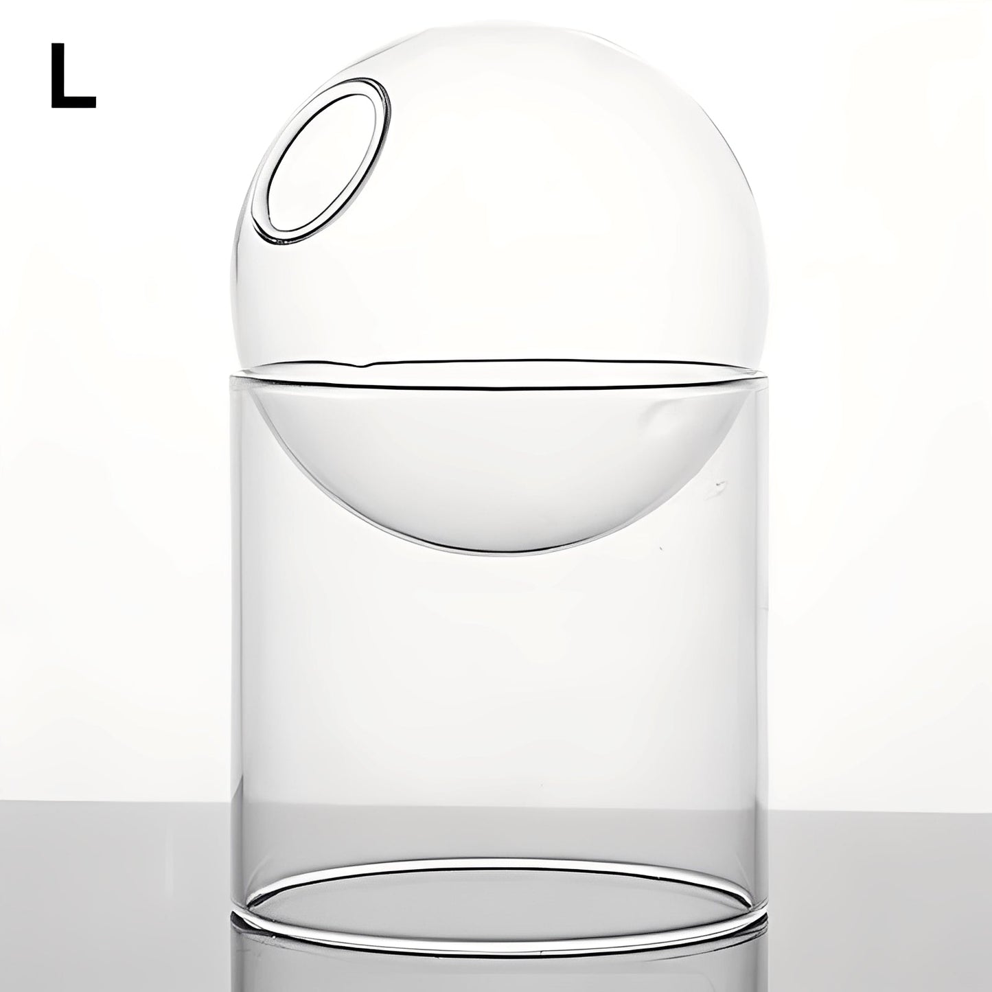 Amira – Farbige Glas Kugelvase Deko