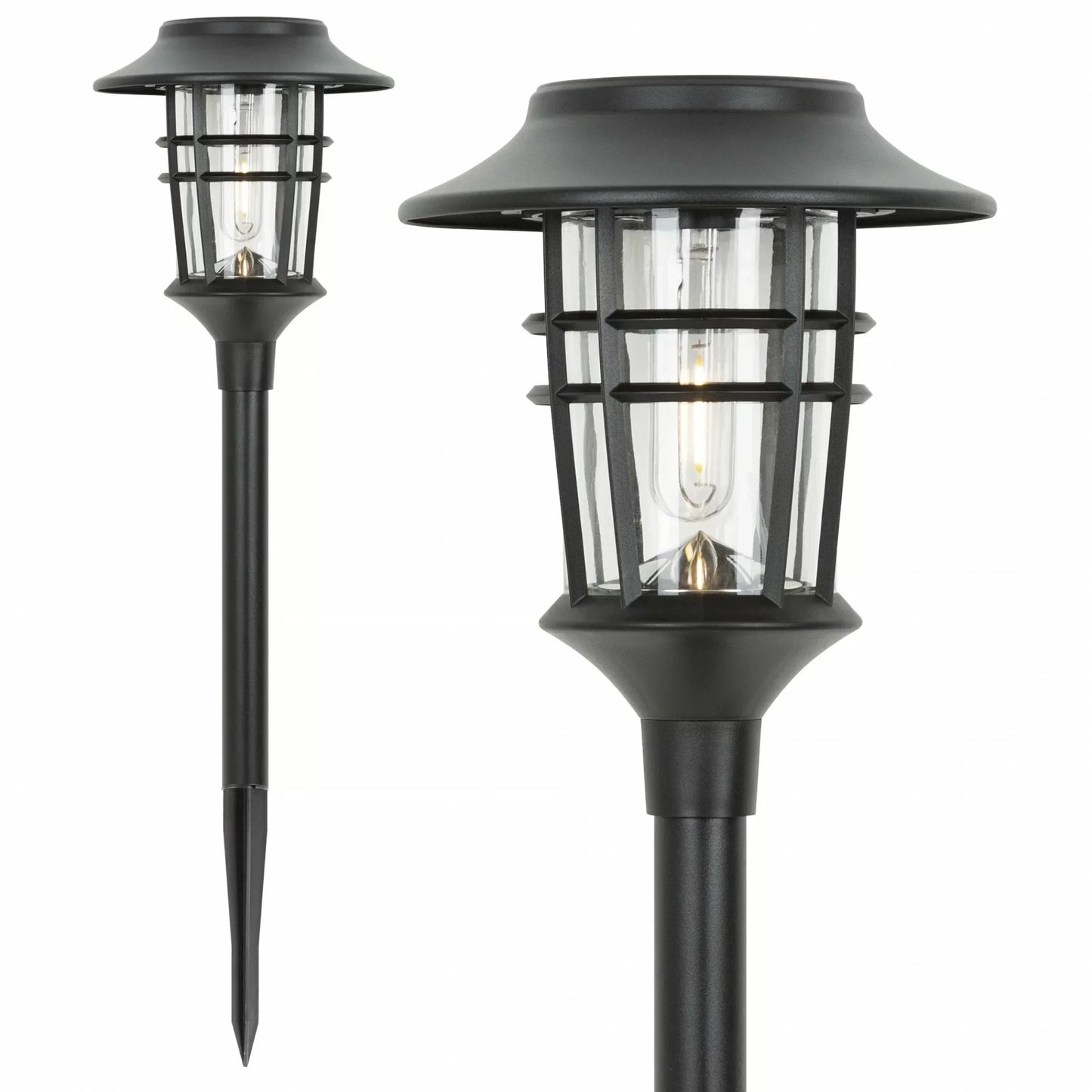 Miyu – Solar-LED-Licht für den Garten im Streifenstil