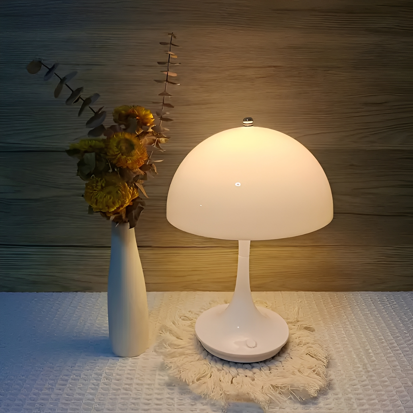 Mimi – Wiederaufladbare Tischlampe in Pilzform mit Berührungsfunktion