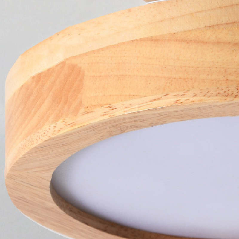HolzGlanz – Moderne Deckenlampe aus Holz