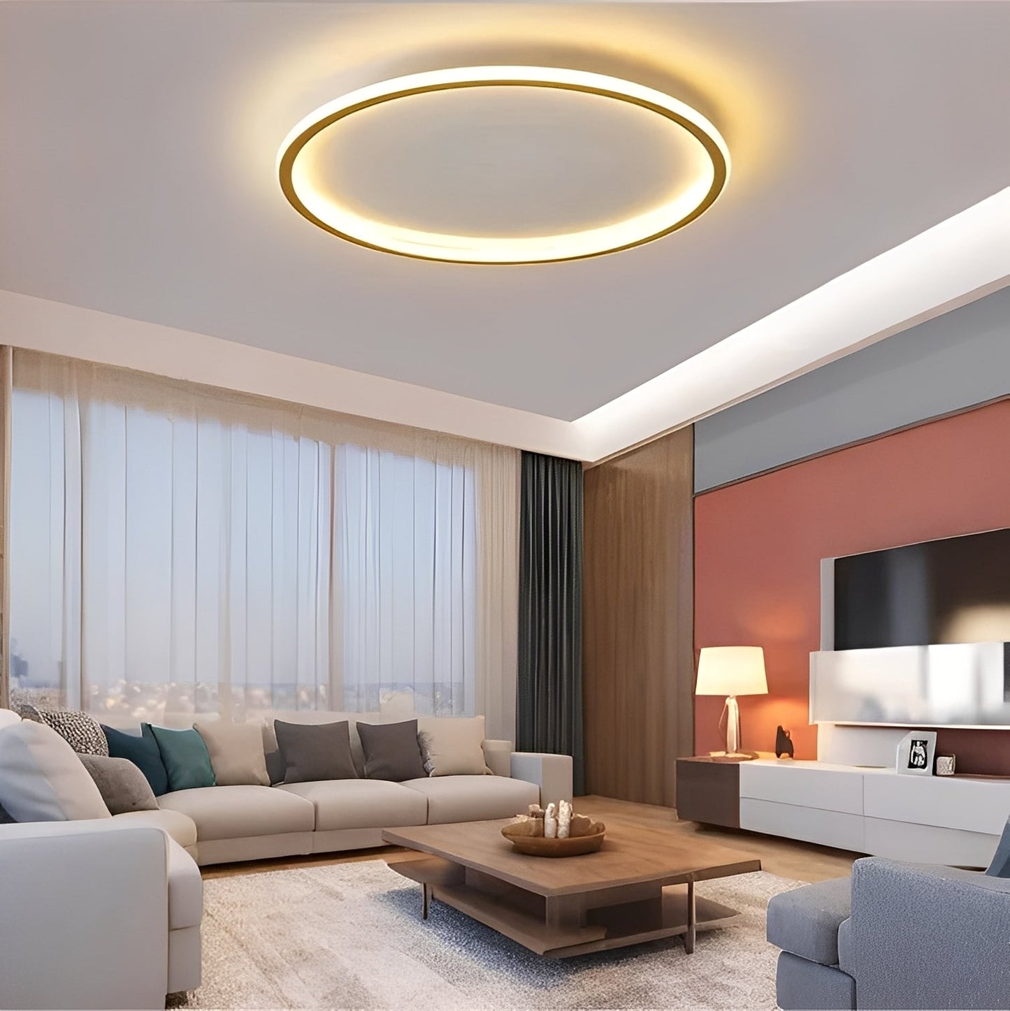 Yeri – Schlichte und stilvolle LED-Deckenleuchte