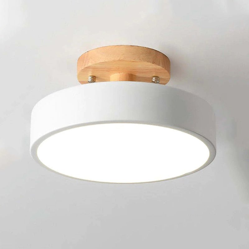 HolzGlanz – Moderne Deckenlampe aus Holz