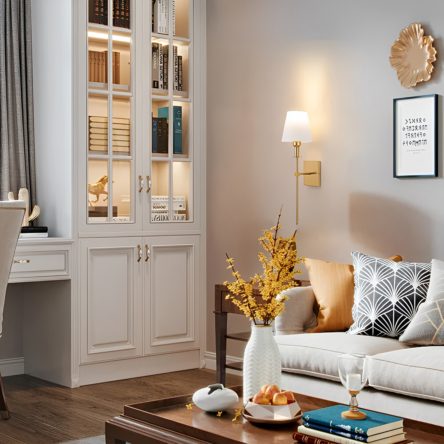 Elara – Wandlampe für Schlafzimmer & Lesebereich