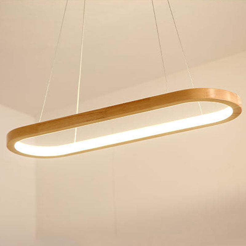 NordicBeam – Moderne LED-Pendelleuchte aus Holz und Metall