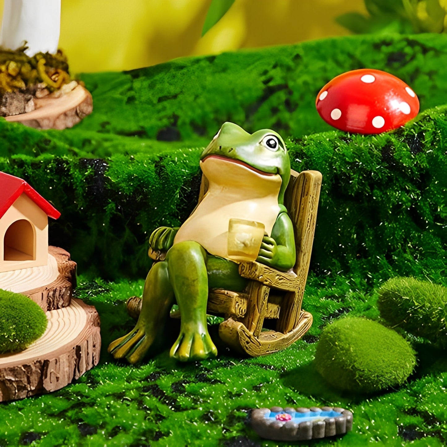 Frilo – Spaßige Frosch-Solarfigur