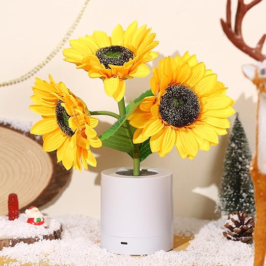 Solvyn – Schimmernde Sonnenblumenlampe