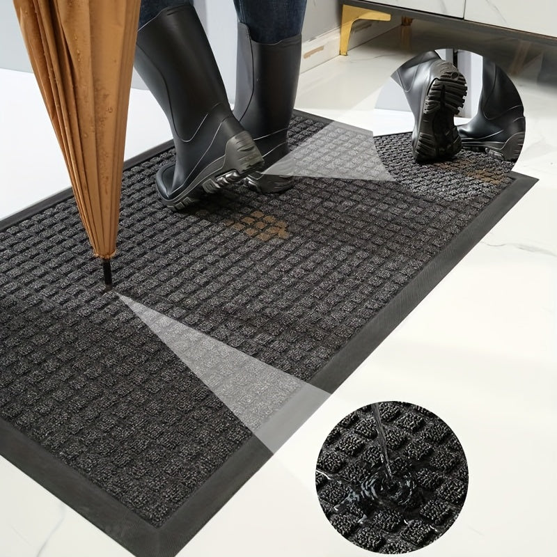 geometrische Fußmatte für den Eingangsbereich