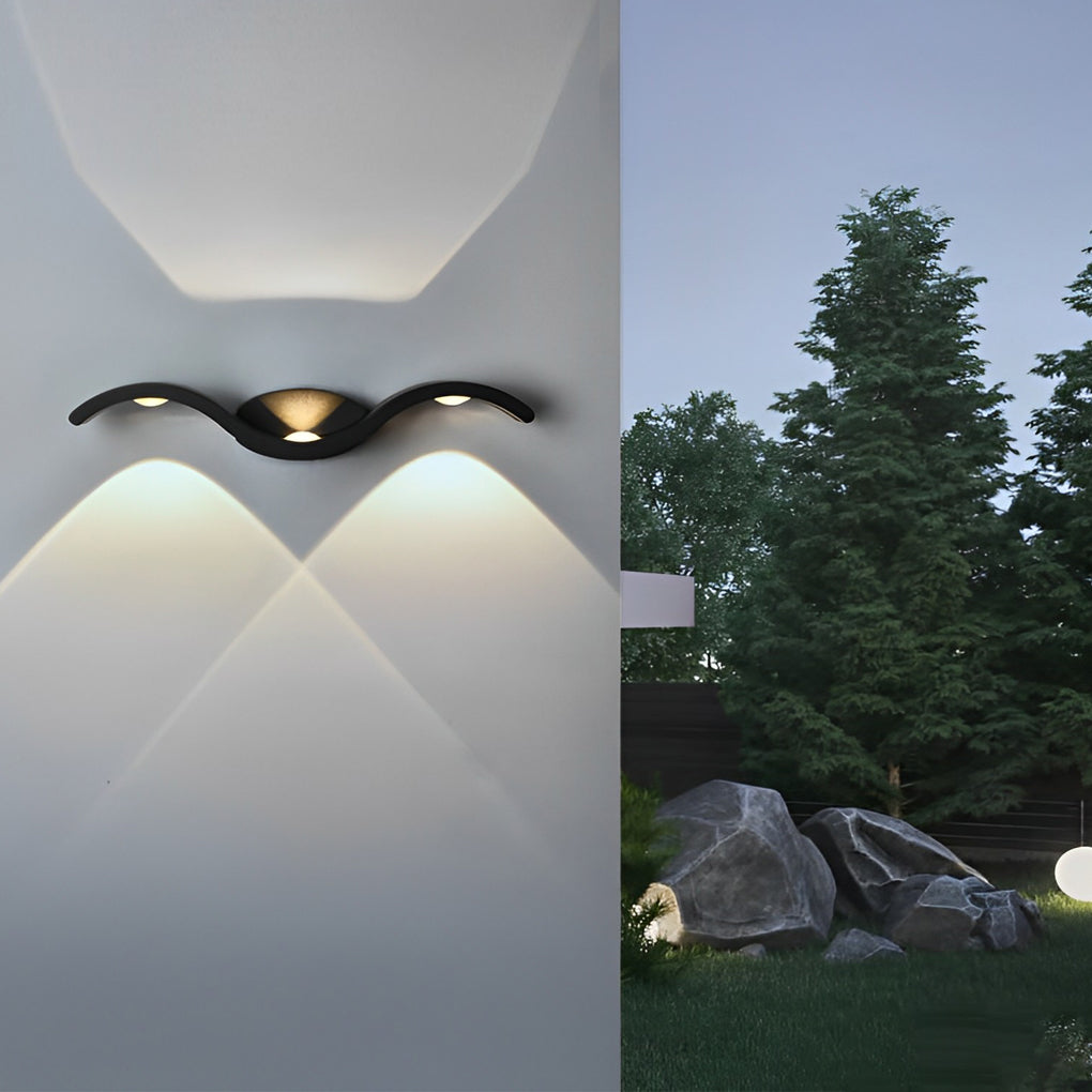 Emiko – Einfache LED Außenwandlampe