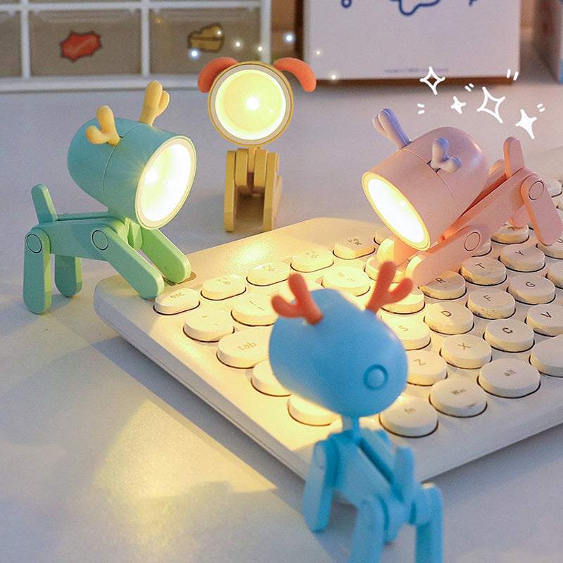 CartoonGlow – Mini-Tier-Nachtlicht mit Handyhalter