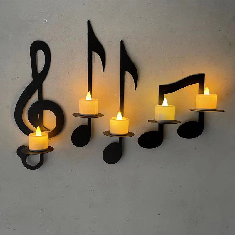 MelodyGlow – Wandlampe in Musiknotenform