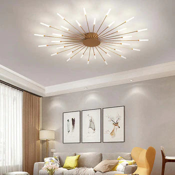 FireGlow – Deckenlampe mit funkelndem Feuerwerk-Design