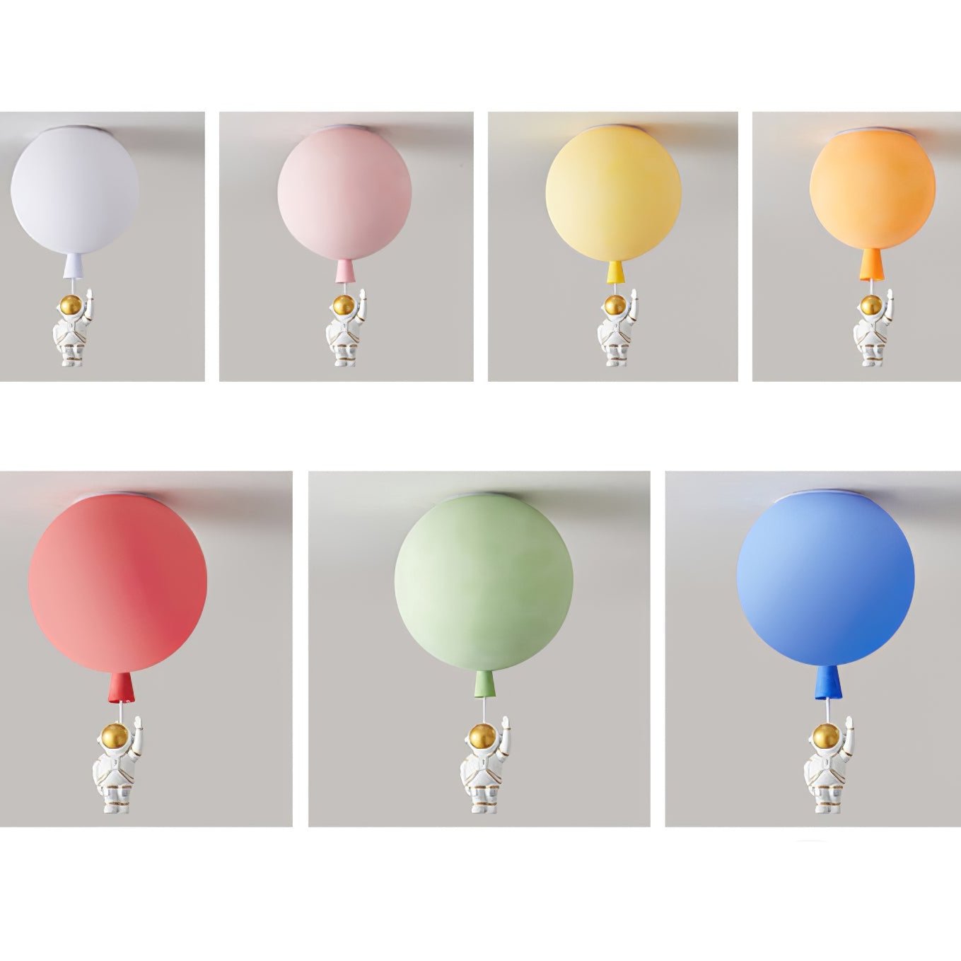 AstroMond – Moderne LED-Mondlampe mit Astronauten-Dekor