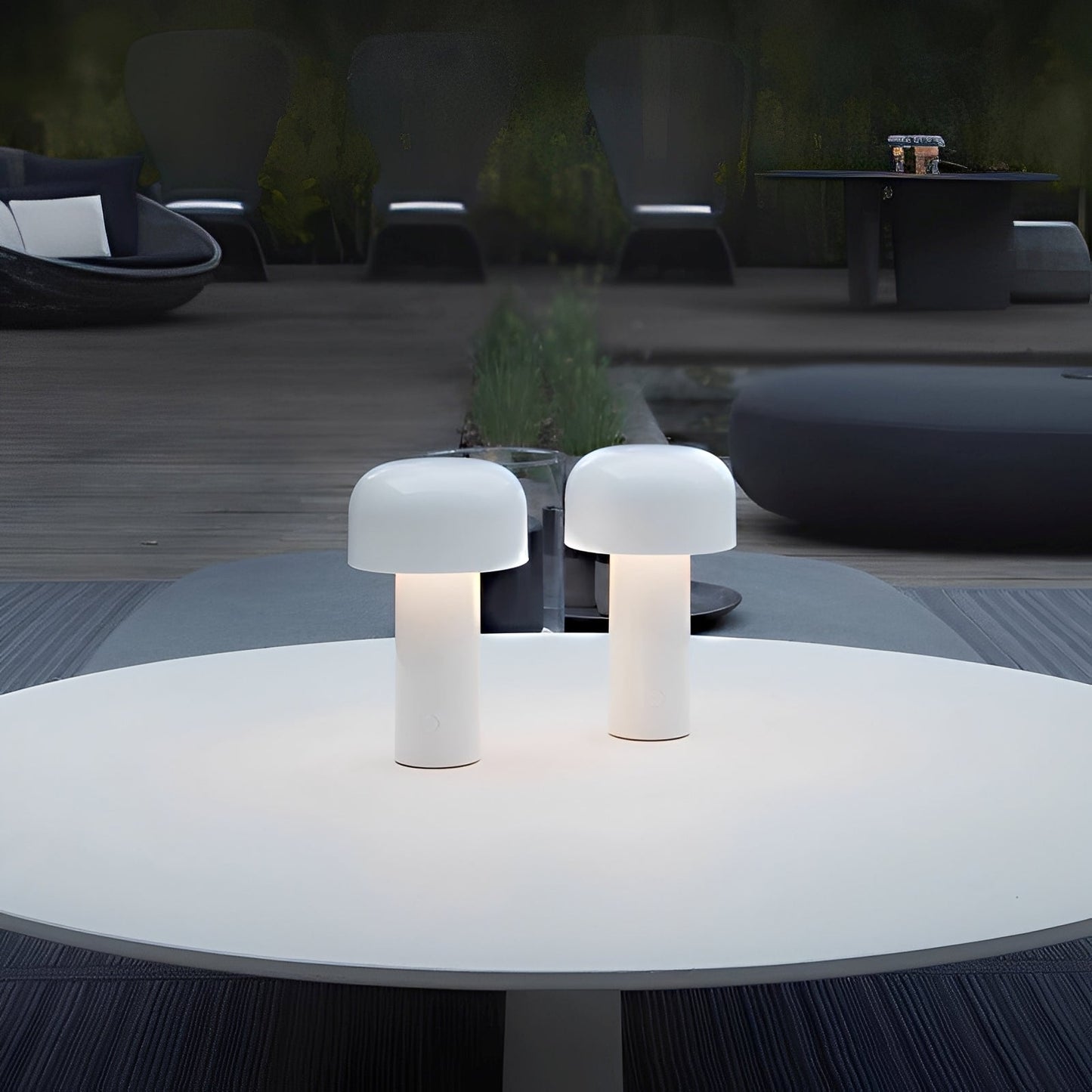 Ayla – LED-Pilz-Lampe für den Tisch